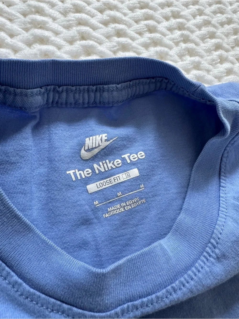 Baby’s Nike Light Blue Short-Sleeve Crewneck T-Shirt